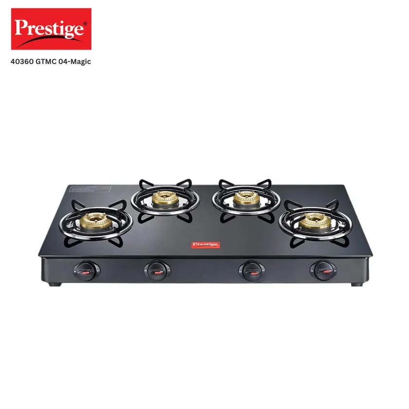 Prestige hob glass top 4 burner hotsell
